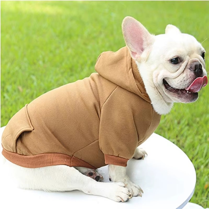 Fleece Pet Clothes Dog Warm Vest Winter Cute Hoodie Sweater Coat Costumes for Small Medium Pet Puppy Shirt Jacket Clothing