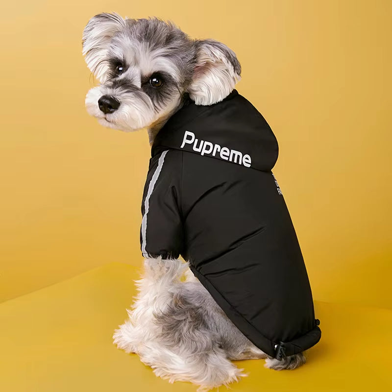 Waterproof Dogs Clothes Reflective Pet Coat for Small Medium Dogs Winter Warm Fleece Dog Jackets Puppy Raincoat Chihuahua Outfit