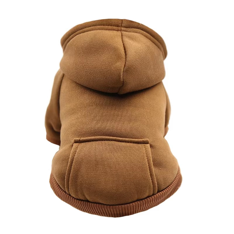 Fleece Pet Clothes Dog Warm Vest Winter Cute Hoodie Sweater Coat Costumes for Small Medium Pet Puppy Shirt Jacket Clothing